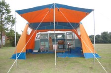 VW Devon Caravette Awning car tent 60's vintage campervan