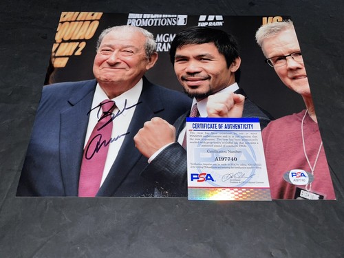 Bob arum signed - signed, top