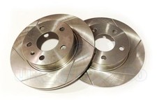 Grooved performance rear brake - grooved,