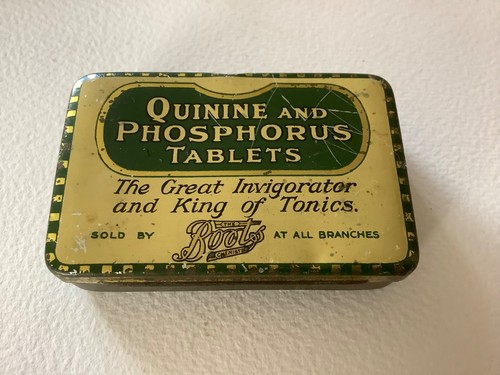 Early 20th tin quinine - early,