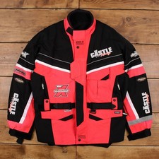 Vintage Castle Racewear Racing Jacket XL SnoCross Red