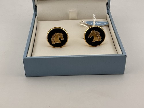 Vtg wedgewoodnib cufflinks - vtg,