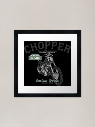 Custom engine chopper - custom,