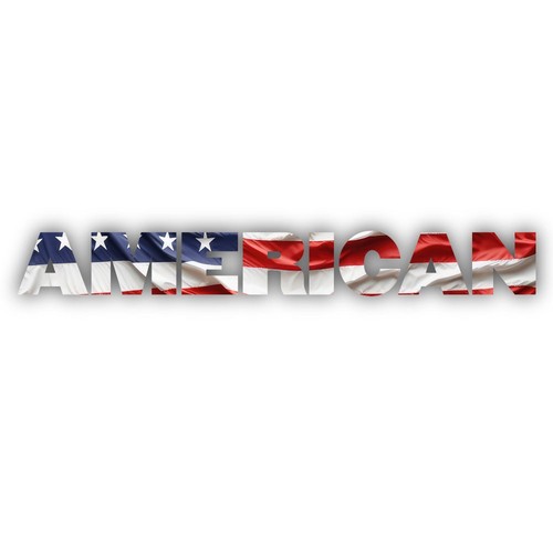 American waving flag - american,