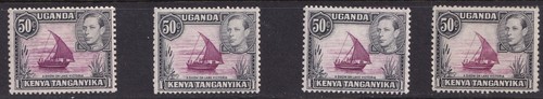 Kenya stamps 1938 1949 - (kut),