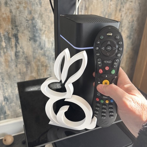 Printed rabbit ornament - rabbit,