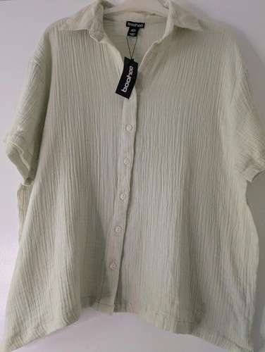 Bnwt boohoo sage - sage, 100%