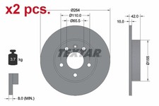 X2 PCS REAR BRAKE DISC ROTOS