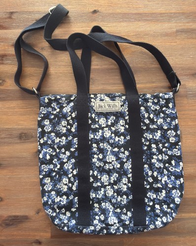 Jack wills floral tote - tote, bag