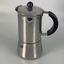 Vintage acero italian moka pot - moka,