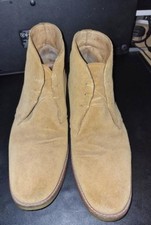 SAMUEL WINDSOR gents tan suede
