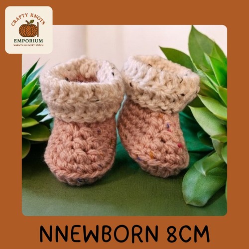 Tweed pink and cream - pink, crochet