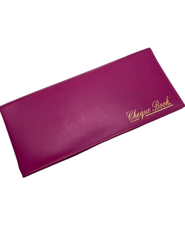Akshide pink leather cheque - akshide,