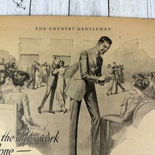 Vintage M. Born & Co CHICAGO Tailor Service Print Ad Advertisement Fashion 1920s