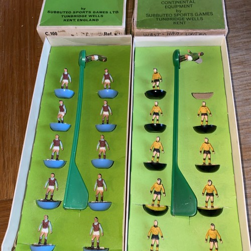 Subbuteo wolves and west ham - wolves,