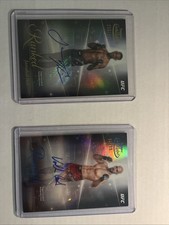 UFC Jamahal Hill (255/296) & Volkan (94/99), Autographed Rare Bundle