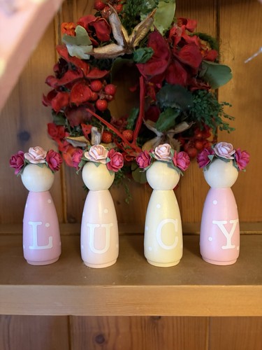 Hand painted personalised peg - painted,