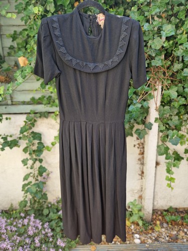 1940s true vintage - , crepe