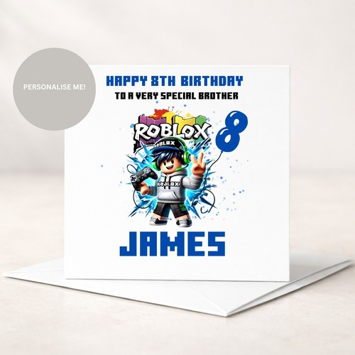 Personalised birthday card - personalised,