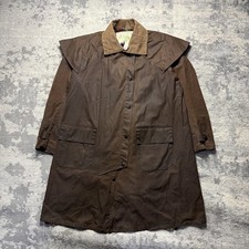 Mens Barbour Vintage Country Stockman Backhouse Brown Riding 3/4 wax Jacket C38 