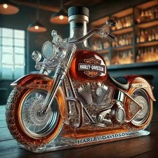 Animal Whiskey Decanter Motorcycle Glass Wine Bottle Bar Decor
