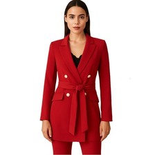 Womens Lipsy Red Blazer Coat