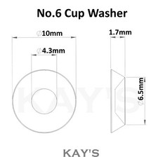 No.4, 6, 8,10,12 SOLID BRASS