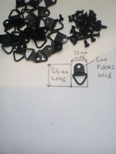 Black Triangle D Rings Plated