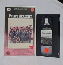 Police Academy VHS Tape Clamshell Case 1984 Warner Home Video