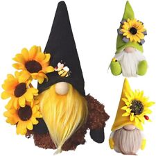 Bumble Bee Nordic Gnome Gonk Tomte Sunflower Swedish Plush Ornament Gift