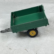 Vintage Britains Farm Green tipping trailer 1/32 Scale Toy Model machinery old