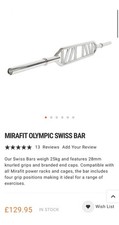 Mirafit Swiss Olympic Bar