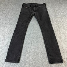 Diesel Thanaz Jeans Mens 32 32 Slim Skinny Dark Grey Stretch 008IE