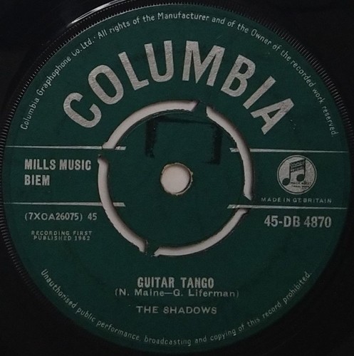 The shadows guitar tango - the, 7"
