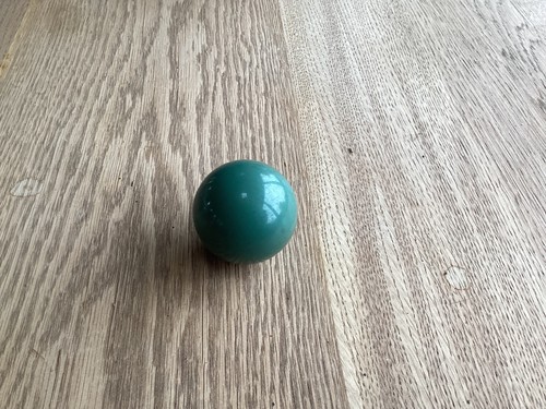 Green snooker ball - green,