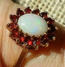 2ct oval cut fire opal - fire,