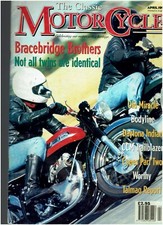 THE CLASSIC MOTORCYCLE APRIL 1999 - DAYTONA INDIAN / NORTON OLD MIRACLE TEST