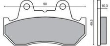 Front Brake Pads Honda VT 750
