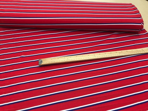 Stripe jersey fabric - , sports