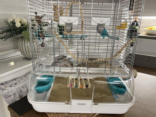Hagen vision small bird - bird, cage