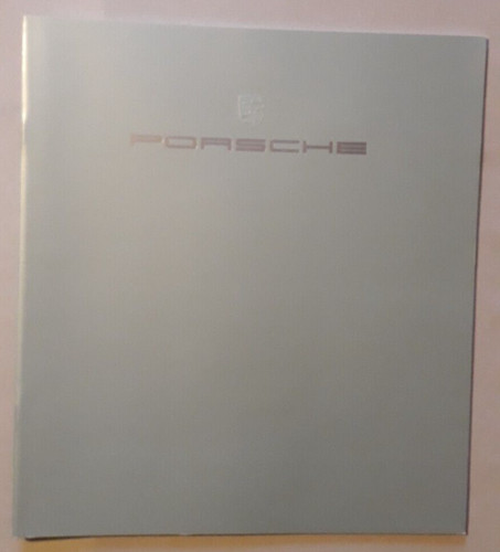 Porsche range brochure 1983 - porsche,