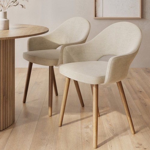 Set beige upholstered - of,