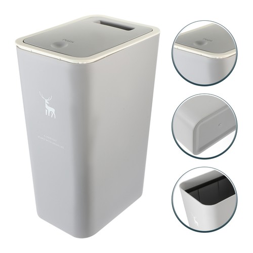 Bathroom waste bins - with, lids