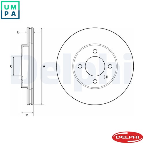Brake disc bg2455 for - brake,