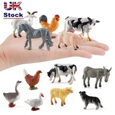 New Education Miniatures Farm Toys Figurines Animal Model Simulated Poultry