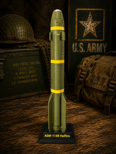 Agm 114 hellfire missile - 15”,