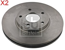 FEBI x2pcs Front Brake Disc