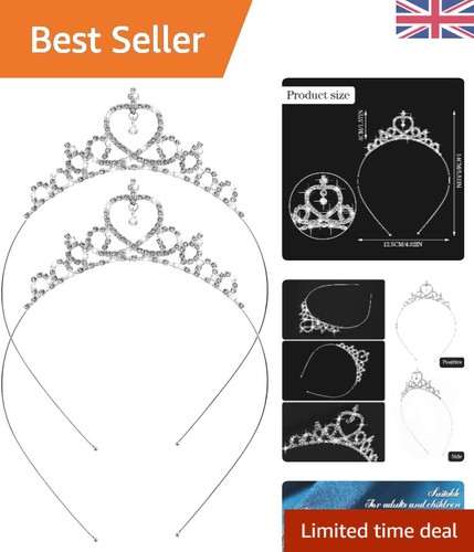 Pcs sparkling princess crown - 2,