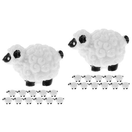 Reusable white resin miniature - white,