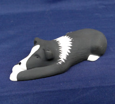 Highbank Porcelain Lochgilphead Scotland Border Collie Sheep Dog Black & White